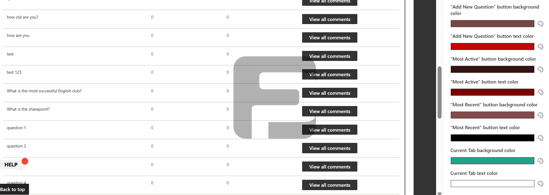 Forum Button Customization
