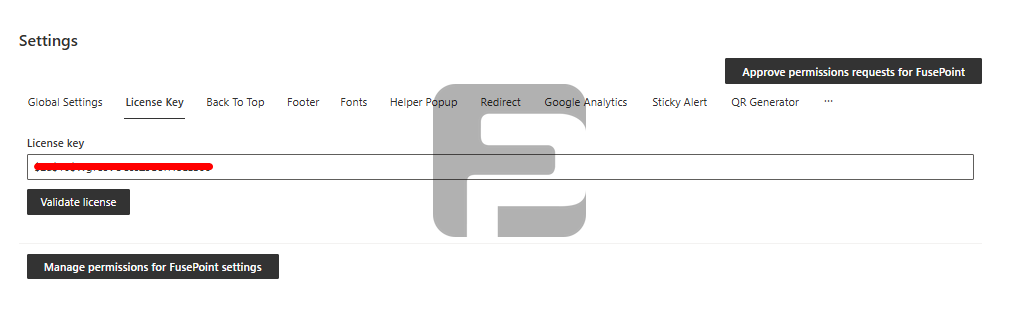 FusePoint License Key