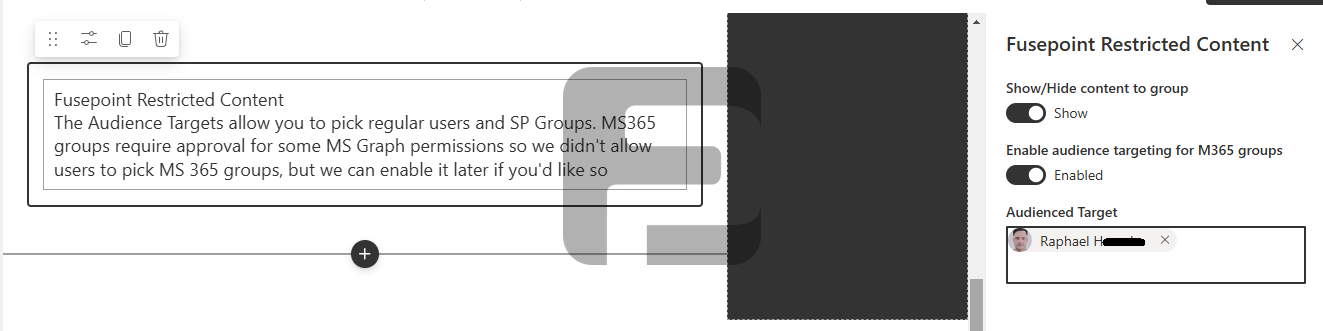 Fusepoint Restricted Content
