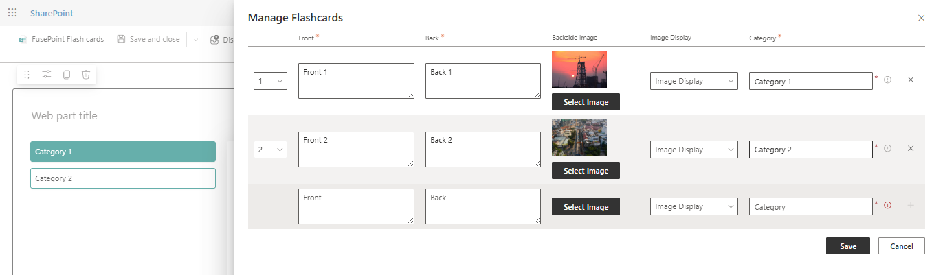 FusePoint Flashcards Webpart