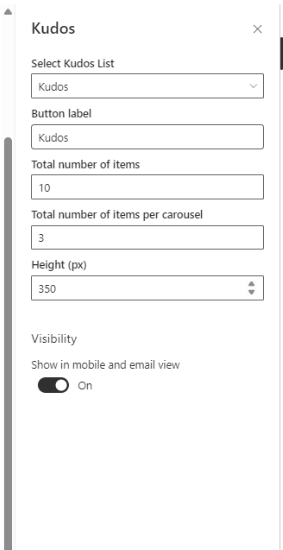 FusePoint Kudos UI